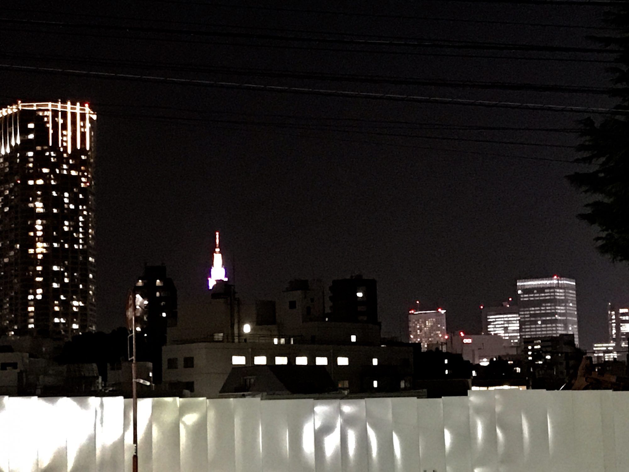 新宿ビル群の夜景